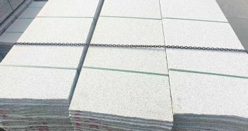 宁波芝麻白毛板，石材毛板