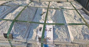 宁波芝麻白蘑菇石，自然面