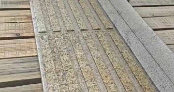 宁波黄金麻盲道石 盲条