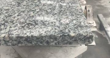 宁波芝麻白楼梯踏步 芙蓉白