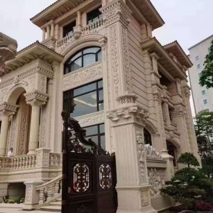宁波黄金麻别墅外墙异形定制