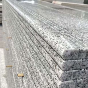 宁波芝麻白楼梯踏步 花岗岩楼梯板材