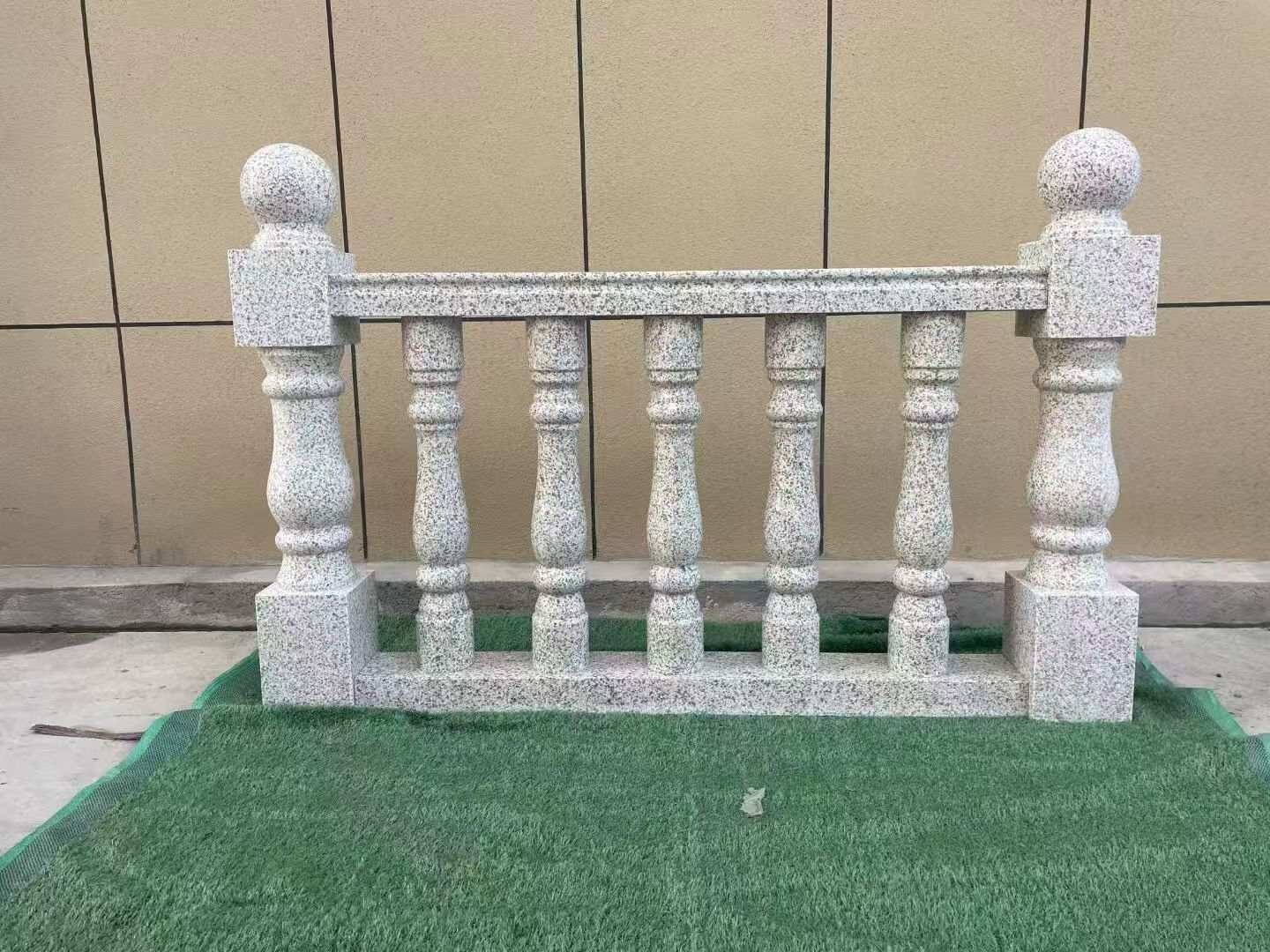 宁波芝麻白阳台栏杆 花岗岩栏杆