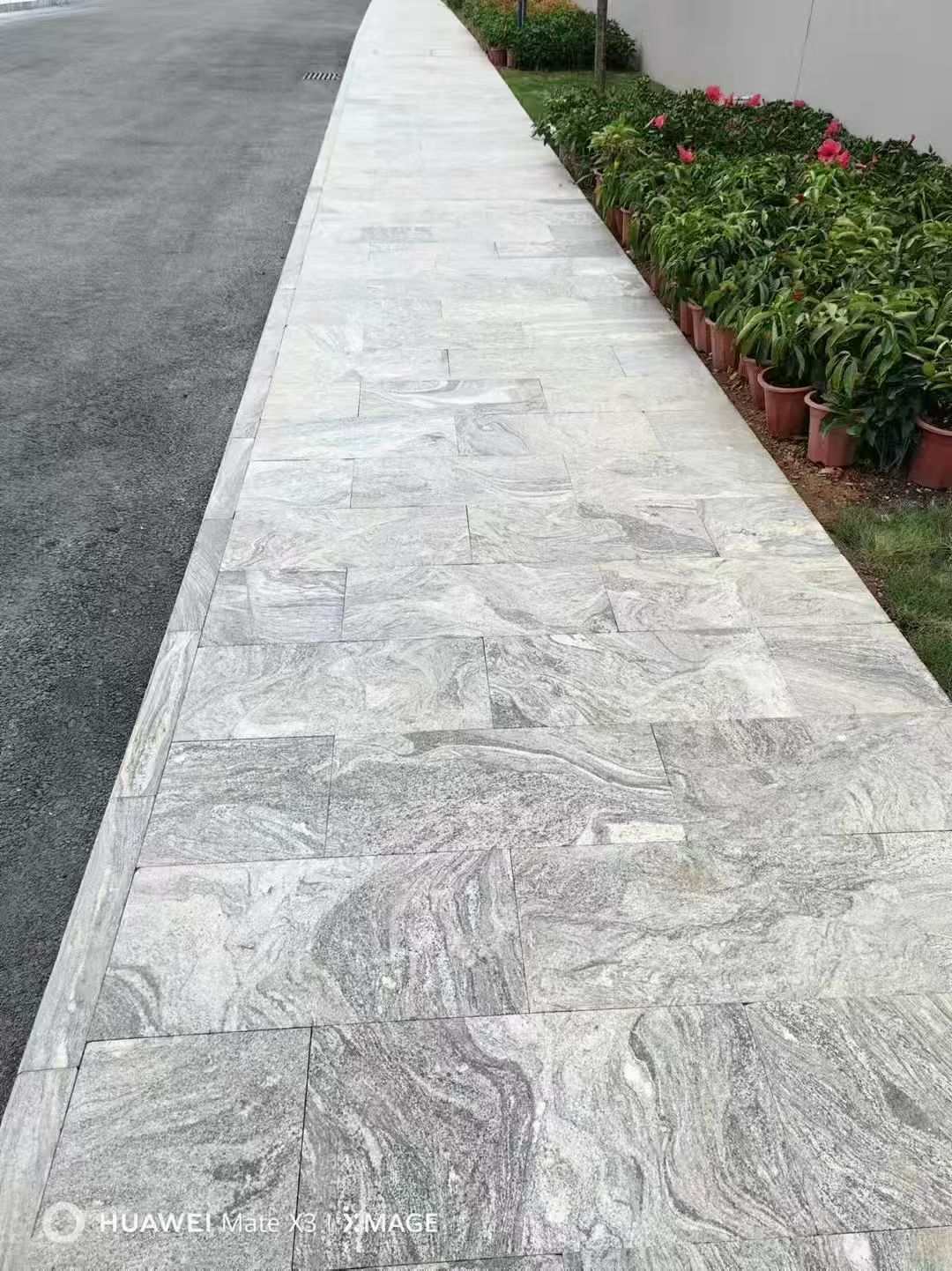 宁波浪淘沙地铺石 夜里雪