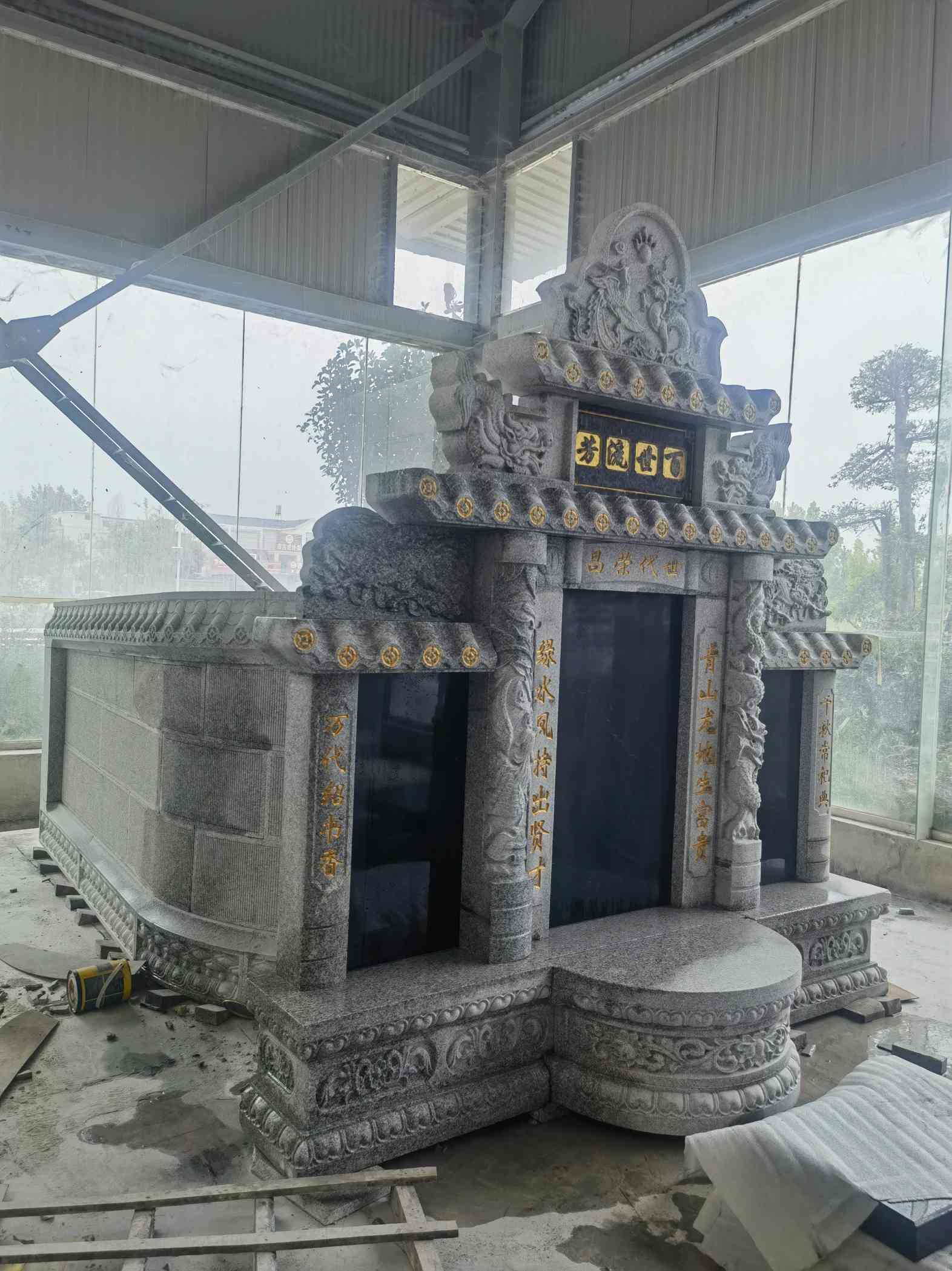 宁波套墓 墓碑 围坟石 异形定制